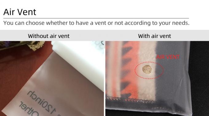 Stampa su misura Sacchetti di plastica a chiusura chiusurabile eco-compatibile con manico per abbigliamento Sacchetto di imballaggio 6