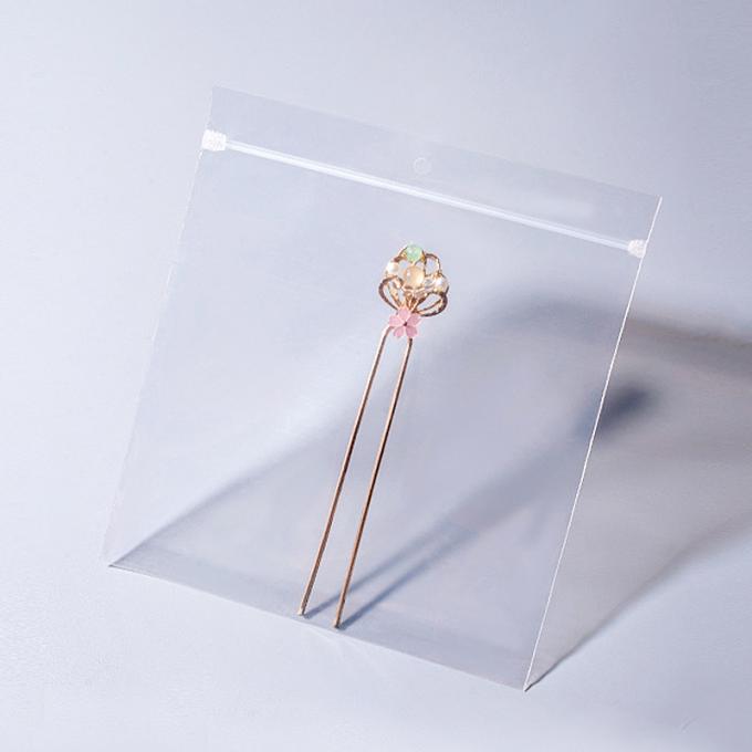 Busta di chiusura con cerniera in plastica trasparente CPE PE 0