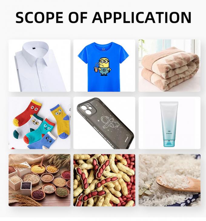 Busta di chiusura con cerniera in plastica trasparente CPE PE 5