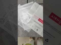 Con o senza coiffe laterale, sacchetti di carta di vetro personalizzati per imballaggi