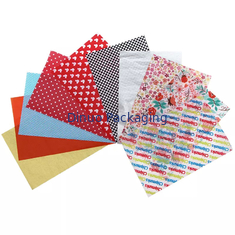 Involucro di carta velina di marca fresca dai colori vivaci per scatola da scarpe