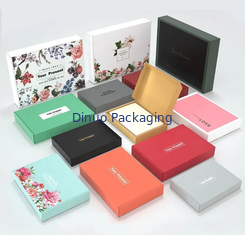 Colore su ordinazione di carta di stampa UV della carta dell'oro di Logo Kraft Paper Box With