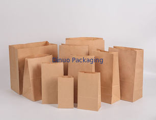 Borsa del bollettino della carta kraft con il rinforzo inferiore/duro la busta di carta estensibile laterale di carta