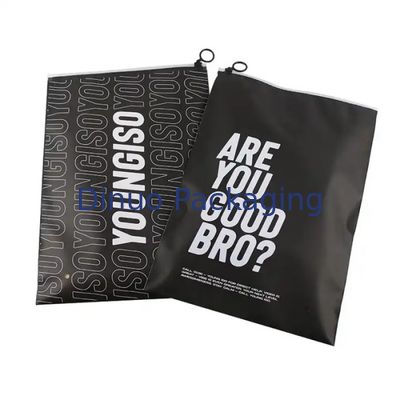 Logo stampato su misura CPE Plastic Slider Zipper Bags