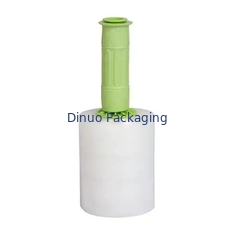 Film stretch and shrink LLDPE bianco personalizzabile progettato con maniglia di plastica