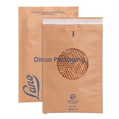 Carta Kraft compresa in nido di miele, compostabile, busta espressa, biodegradabile, a prova di urti, postaio, borse di spedizione