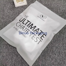 Borse di plastica per abbigliamento con cerniera
