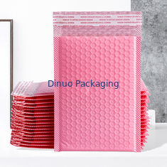 Borse di posta a bolla protettive di design rosa riciclabile al 100% con funzione impermeabile per prodotti confezionati