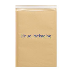 Pack Of 15 Kraft Bubble Mailers with Low Density Polyethylene Inner Materials and Customized Logo