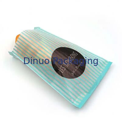 Sacchetti di carta glassata biodegradabile per alimenti, dimensioni e colori personalizzabili, confezioni per panetteria