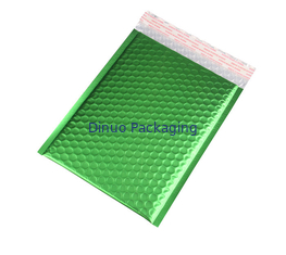 Quad la resistenza di scossa di plastica della bolla della guarnizione del #I metallico verde chiaro dei bollettini 265x360mm per la promozione