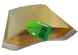 La busta gialla dell'involucro di bolla della carta kraft, Bollettino della bolla del #H di 235x330mm insacca