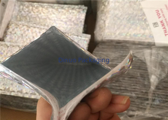 Borsa olografica iridescente del bollettino della bolla a prova d'umidità per l'imballaggio preciso