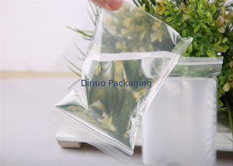 Chiari sacchetti di plastica a chiusura lampo a perfetta tenuta del PE #100*160mm per l'imballaggio liquido