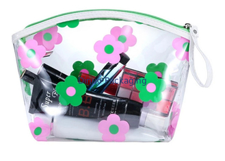 Borsa della chiusura lampo del PVC stampata abitudine di Coloreful, borsa cosmetica di viaggio di imballaggio