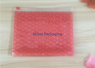 borsa di bolla del PVC di spessore di 0.06-0.1mm/borsa di plastica della chiusura lampo bollettino riutilizzabile