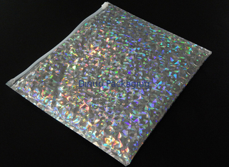 bollettini olografici brillanti della busta della bolla di 220x160mm con la borsa cosmetica di attimo della bolla della chiusura lampo
