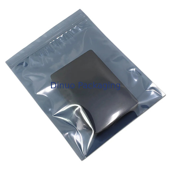 Il ESD d'argento ha protetto l'anti serratura statica dello zip della borsa/spessore senza coperchio di 0.15mm - di 0,03