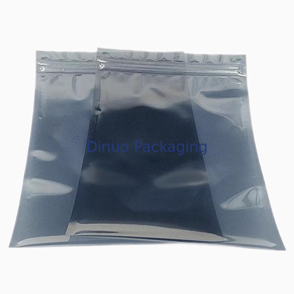 Il ESD d'argento ha protetto l'anti serratura statica dello zip della borsa/spessore senza coperchio di 0.15mm - di 0,03
