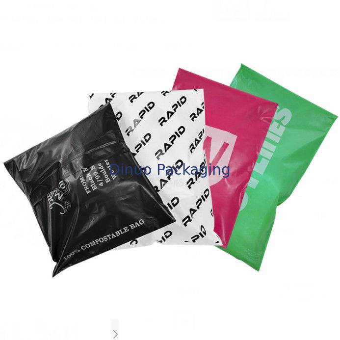 Sacchetto di plastica biodegradabile componibile al 100% e ecologico con imballaggio stampato in 8 colori