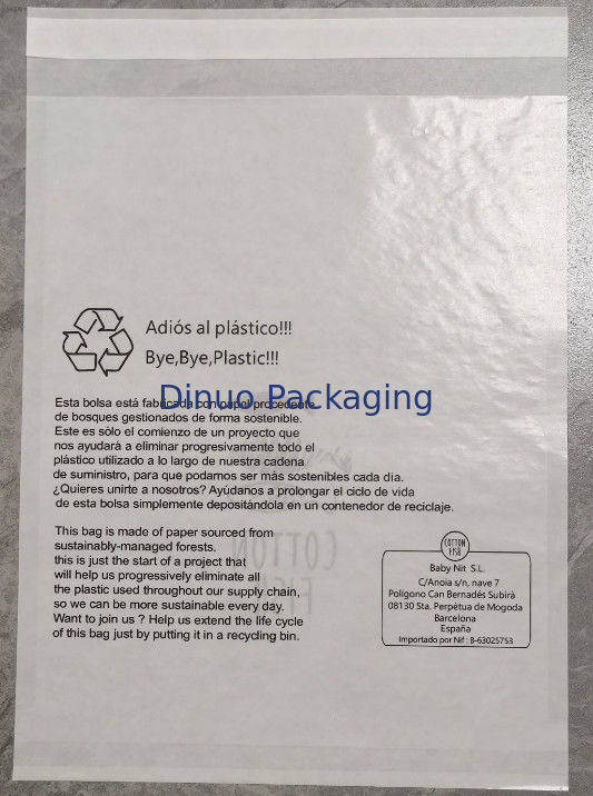 Sacchetti di carta personalizzati con sigillo a tre lati riciclabili per la progettazione di imballaggi per articoli di uso quotidiano PDF