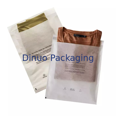Sacchetto di abbigliamento eco friendly all'ingrosso sacchetto di busta di spedizione borsa di carta riciclata personalizzata applicazione express
