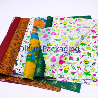 Confezione regalo Carta velina piccola Avvolgere carta da regalo colorata per bouquet di fiori artigianali