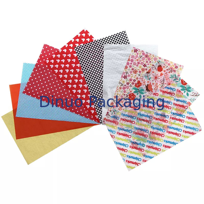 Involucro di carta velina di marca fresca dai colori vivaci per scatola da scarpe