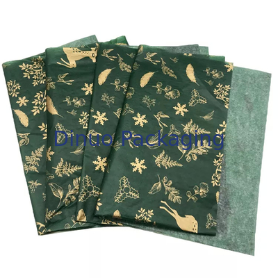Involucro di carta velina con stampa floreale colorata rombica con stampa personalizzata