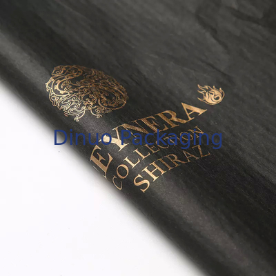 Oro di lusso che timbra la carta velina di colore dell'imballaggio del regalo decorativo per l'abbigliamento della scarpa