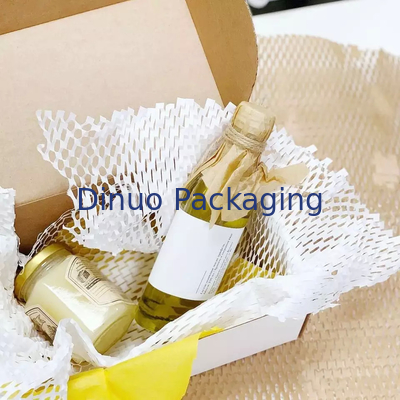 Imbottitura protettiva biodegradabile Tampone di riempimento Imballaggio Rotolo Kraft Avvolgere a nido d'ape