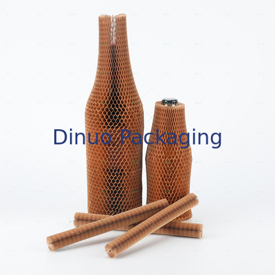 Imballaggio di carta da imballaggio Mesh Set Cosmetic Glass Bottle del favo di Kraft del mestiere antiurto
