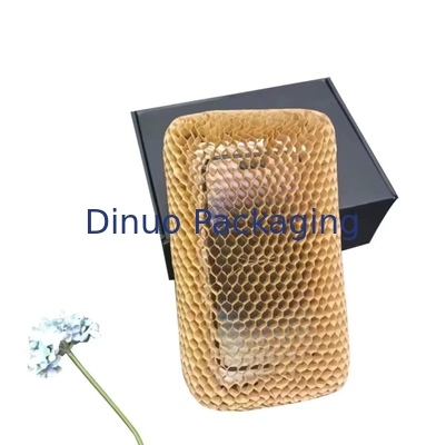 Imballaggio cosmetico degradabile di Mesh Sleeve For Glass Bottle della carta da imballaggio del favo