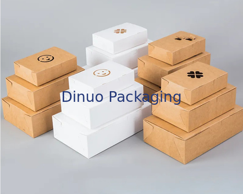 Colore su ordinazione di carta di stampa UV della carta dell'oro di Logo Kraft Paper Box With
