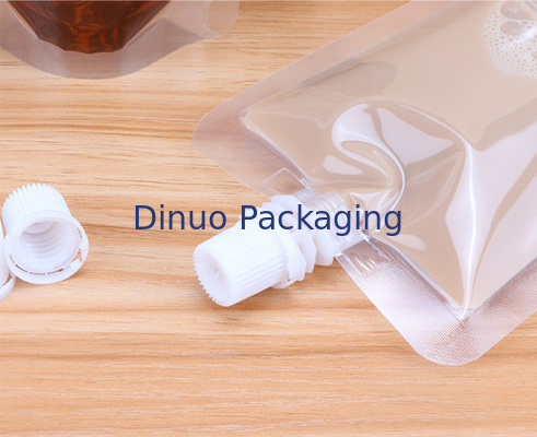 Supporto di plastica del composto del commestibile sulla borsa liquida stampata su ordinazione della bevanda della birra del sacchetto del becco