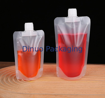 Supporto trasparente stampato su ordinazione del commestibile sulla borsa di plastica dell'acqua potabile del sacchetto del becco