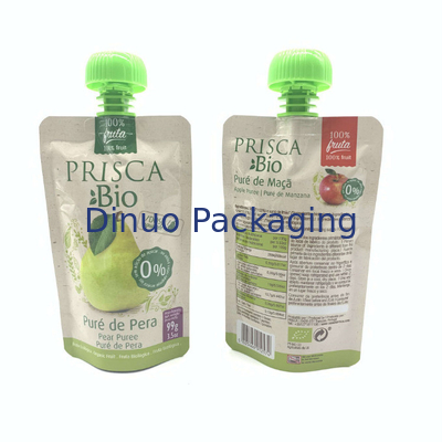 Sacchetto organico Juice Beverage Doypack Bag riutilizzabile del becco degli alimenti per bambini di compressione del purè della frutta