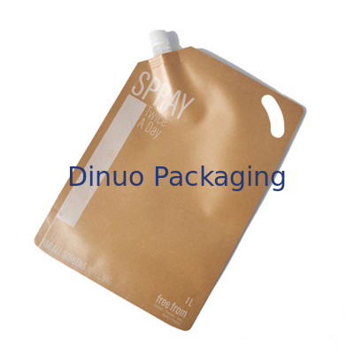 Supporto stampato su ordinazione di carta kraft del profumo sul sacchetto del becco dell'alimento del liquido del di alluminio dei sacchetti
