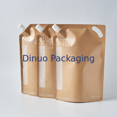 Supporto stampato su ordinazione di carta kraft del profumo sul sacchetto del becco dell'alimento del liquido del di alluminio dei sacchetti