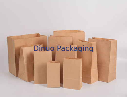 Borsa del bollettino della carta kraft con il rinforzo inferiore/duro la busta di carta estensibile laterale di carta