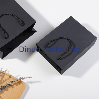 La borsa superiore biodegradabile riutilizzabile della maniglia ha personalizzato la borsa d'imballaggio del regalo di carta kraft