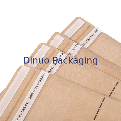 Borsa su ordinazione del fondo piatto di Logo Printing Biodegradable Kraft Paper per trasporto del pacchetto