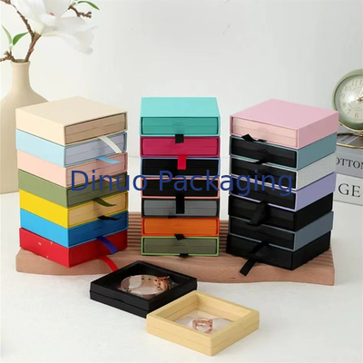 Scatola di carta stampata abitudine riciclabile che vernicia il contenitore di regalo di carta del cassetto