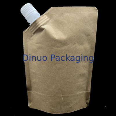 Supporto stampato su ordinazione della stagnola biodegradabile sul sacchetto liquido impermeabile del becco della carta kraft dei sacchetti