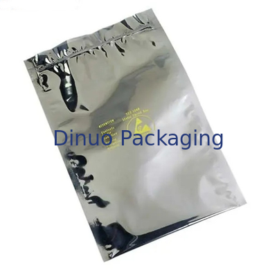 La protezione di 500PCS ESD insacca la serratura dello zip/argento senza coperchio per l'anti protezione statica
