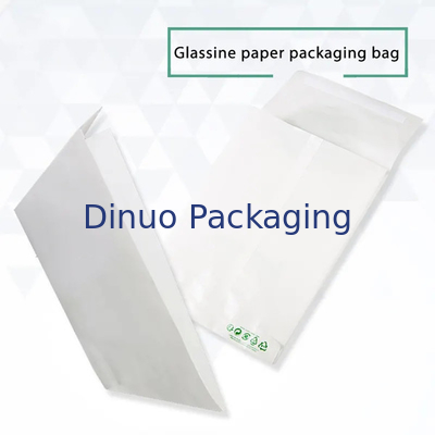 Sacco di carta traslucido di rotocalcografia su ordinazione di Logo Glassine Paper Pouch Biodegradable