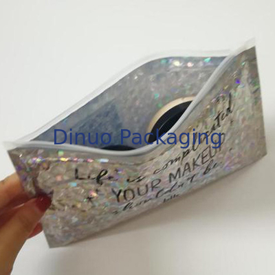 Acciugamano PVC Zipper Bubble Bag Cosmetico Bubble Mailer Ziplock Bag