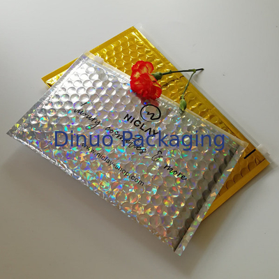 Acciugamano PVC Zipper Bubble Bag Cosmetico Bubble Mailer Ziplock Bag