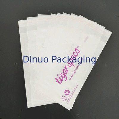 Borsa biodegradabile trasparente impressa all'ingrosso della carta oleata della pergamina sottile della busta di Mini Semi Disposable Self Seal