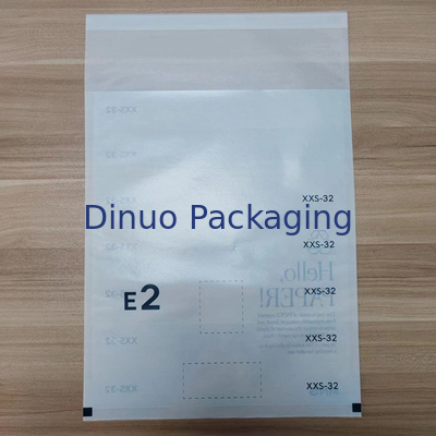 Borsa di carta di vetro a misura impermeabile, ecologica, compostabile per abbigliamento